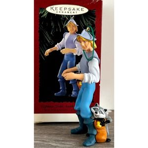 Hallmark Keepsake Ornament Pocahontas Collection CAPTAIN JOHN SMITH & MEEKO